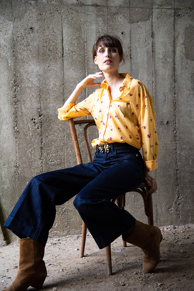 jeans bruts et aux rinçages écologiques pour femme et homme Simone